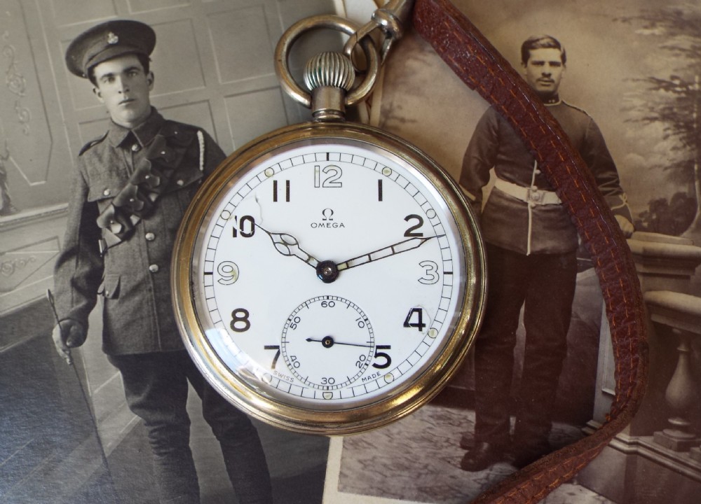 Omega military pocket watch, 1940s View II