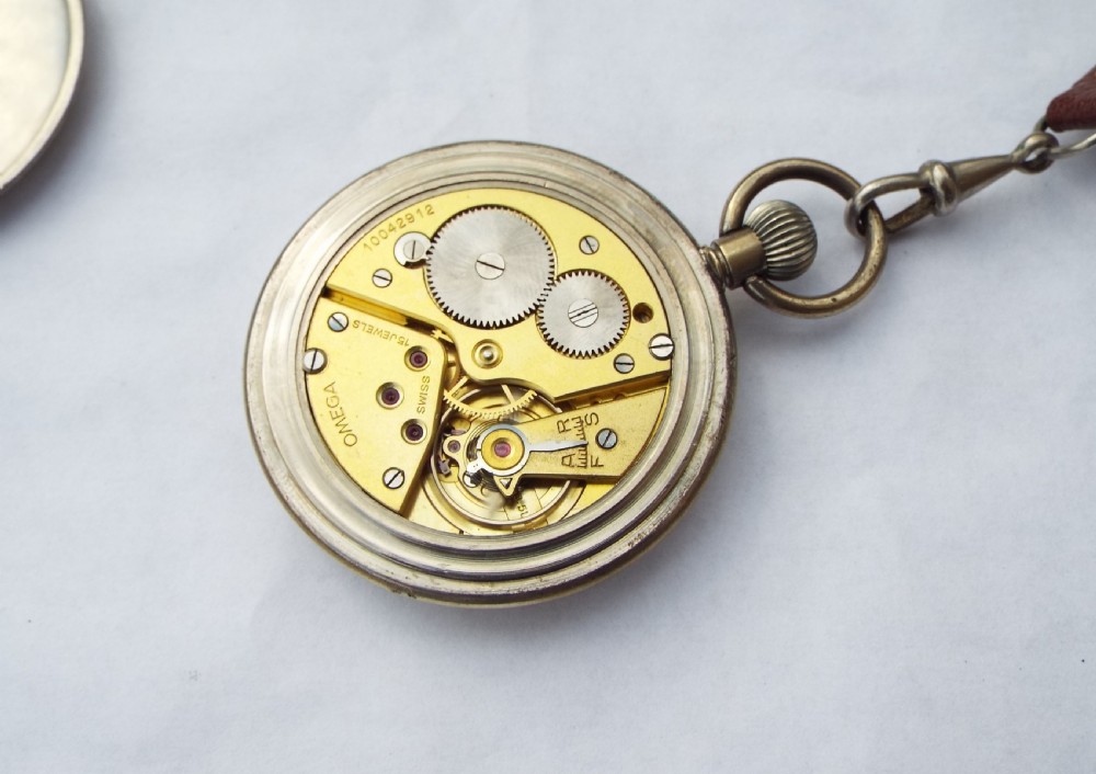 Omega military pocket watch, 1940s View III