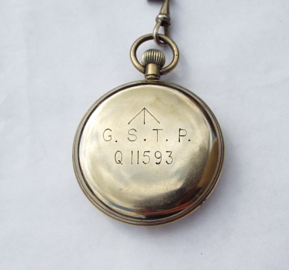 Omega military pocket watch, 1940s View V