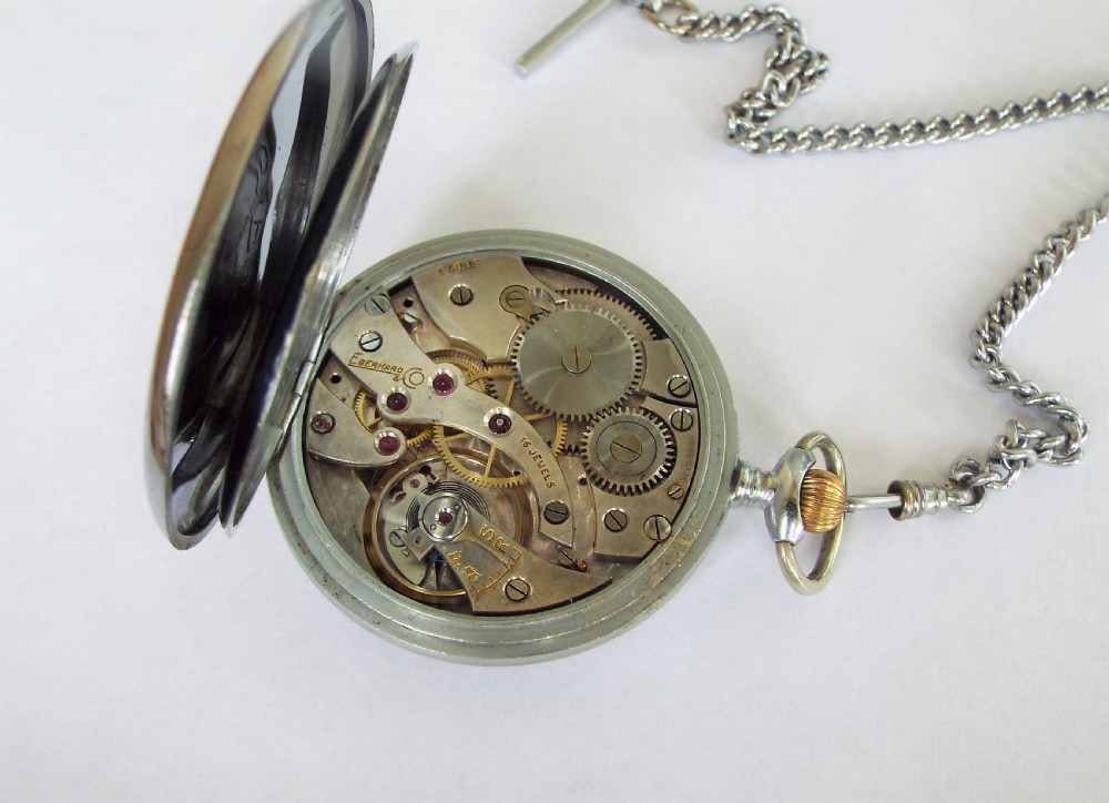 1930s Eberhard & Co chronomètre pocket watch View IV