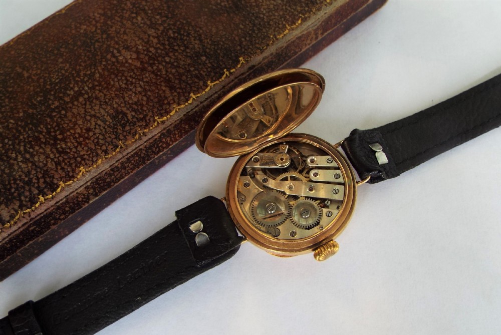 Gents 9 carat gold wrist watch, 1921 View III