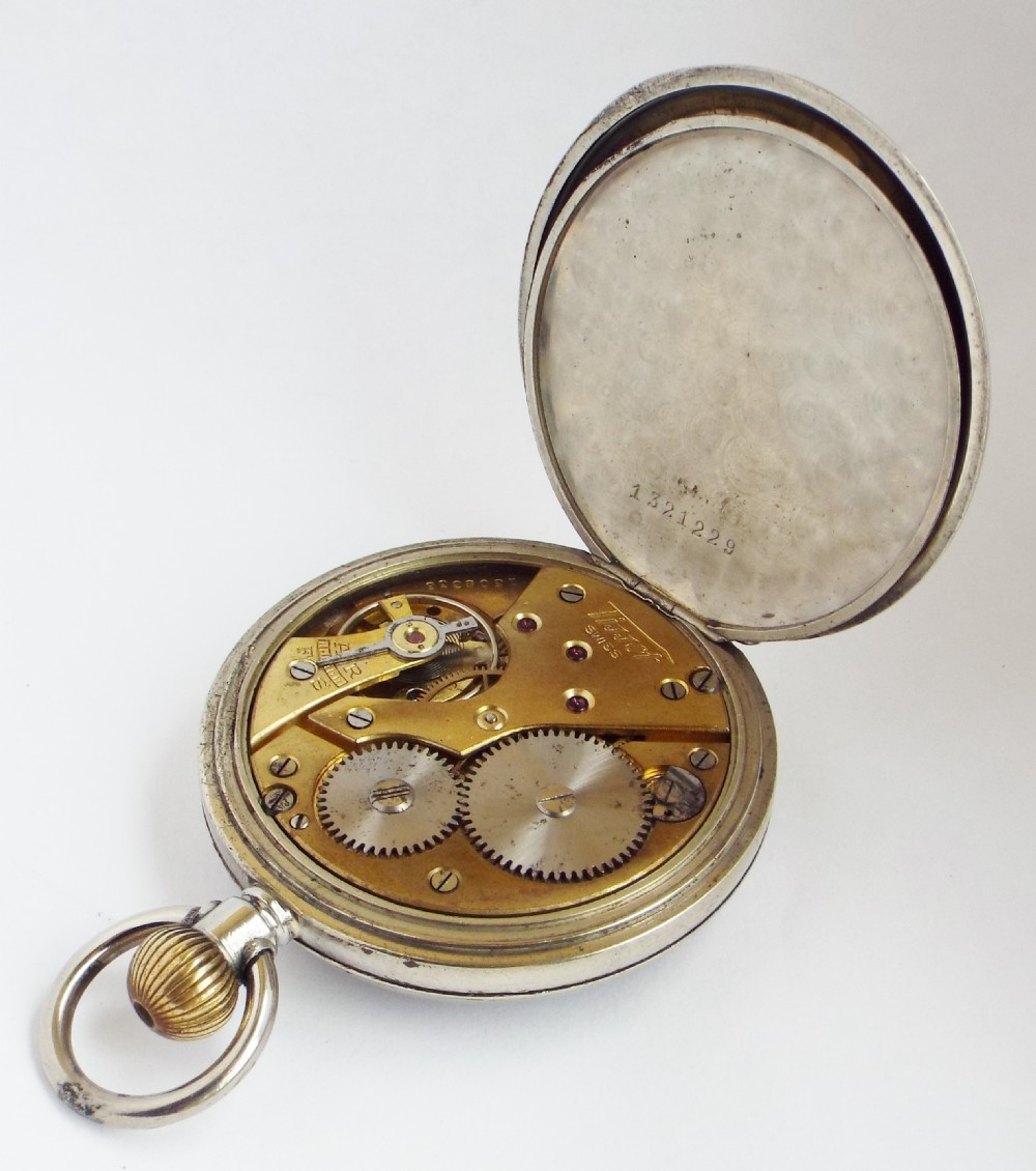 A WW2 era Tissot pocket watch. View IV