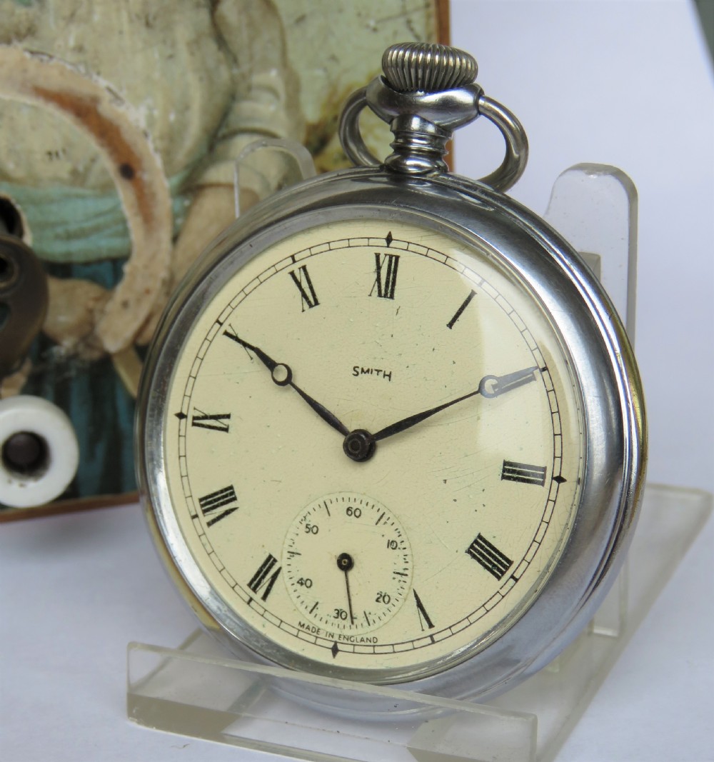 1940s Smith pocket watch, made in England