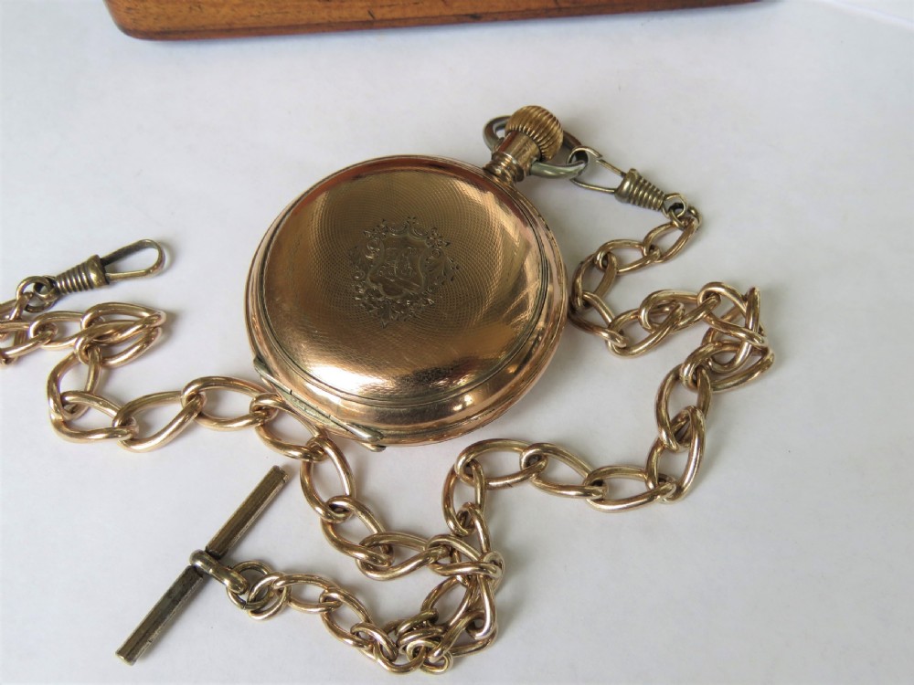 Antique full hunter pocket watch, Louis Frechelin View II