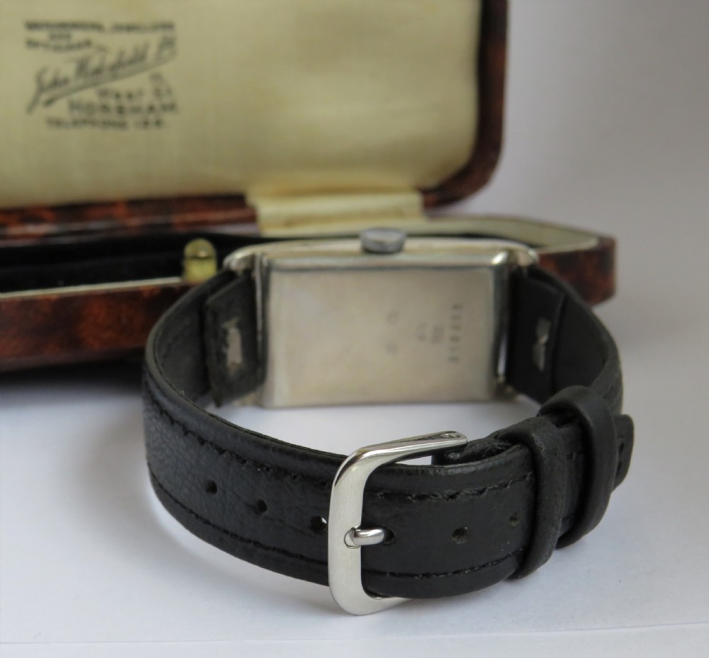 Gents 1930 silver Rotary Maximus wristwatch View VI
