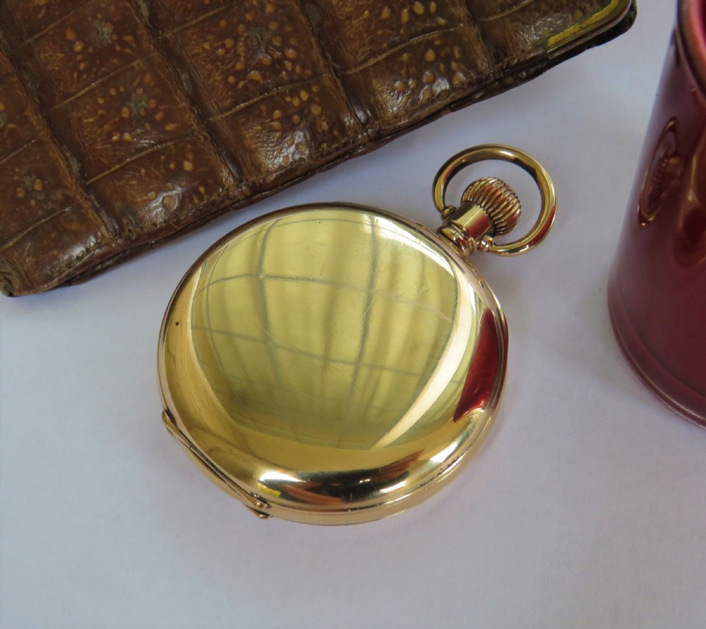 Antique Waltham full hunter pocket watch, 1918 View III