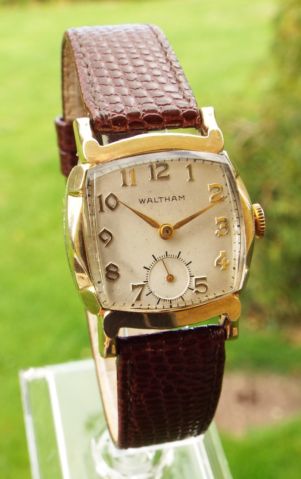 1950s mid-size Waltham wrist watch.