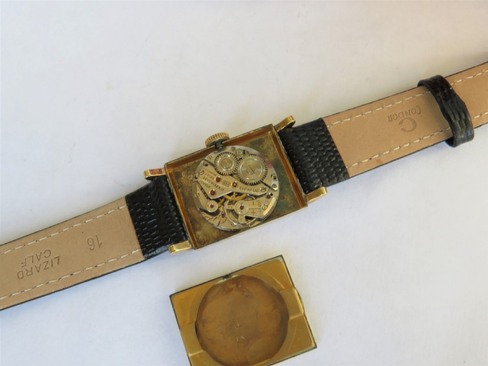 1950s Zodiac mid-size wrist watch View V