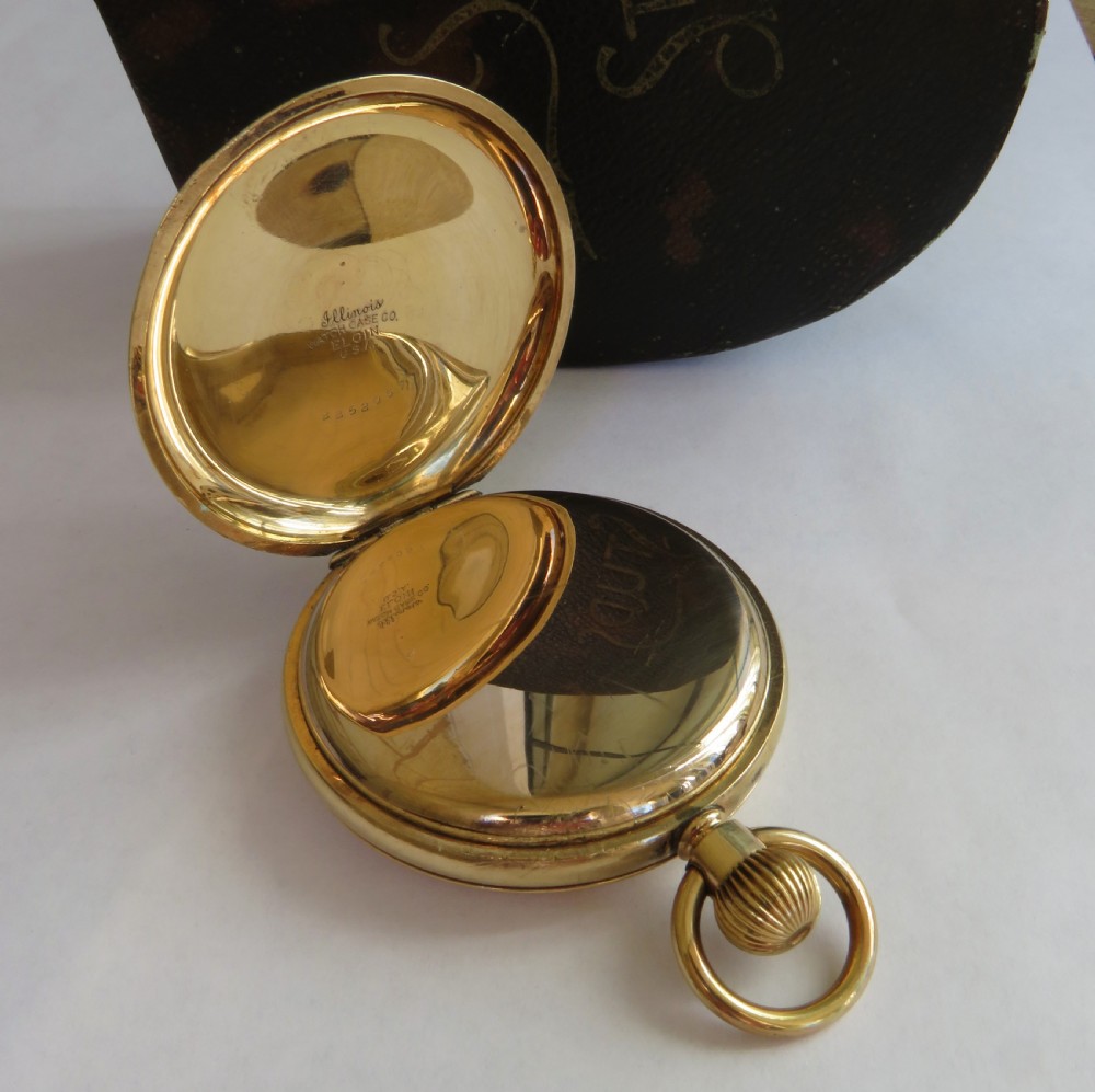 Antique Waltham full hunter pocket watch, 1919 View III