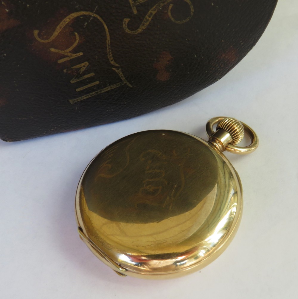 Antique Waltham full hunter pocket watch, 1919 View IV