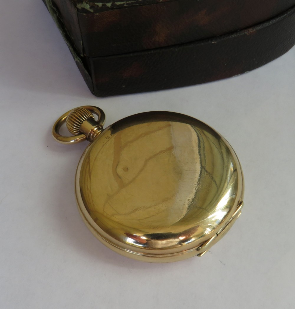 Antique Waltham full hunter pocket watch, 1919 View V