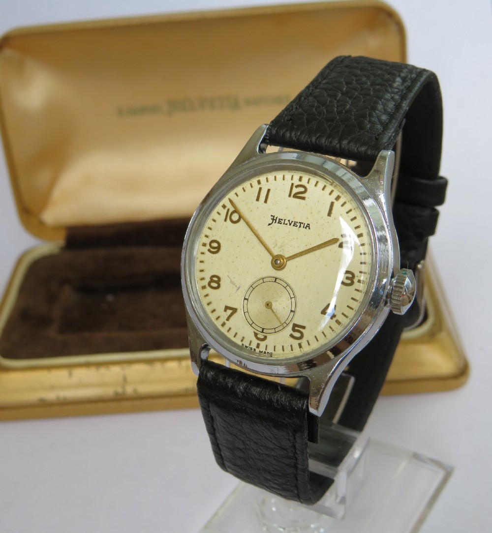 Gents 1940s Helvetia wrist watch