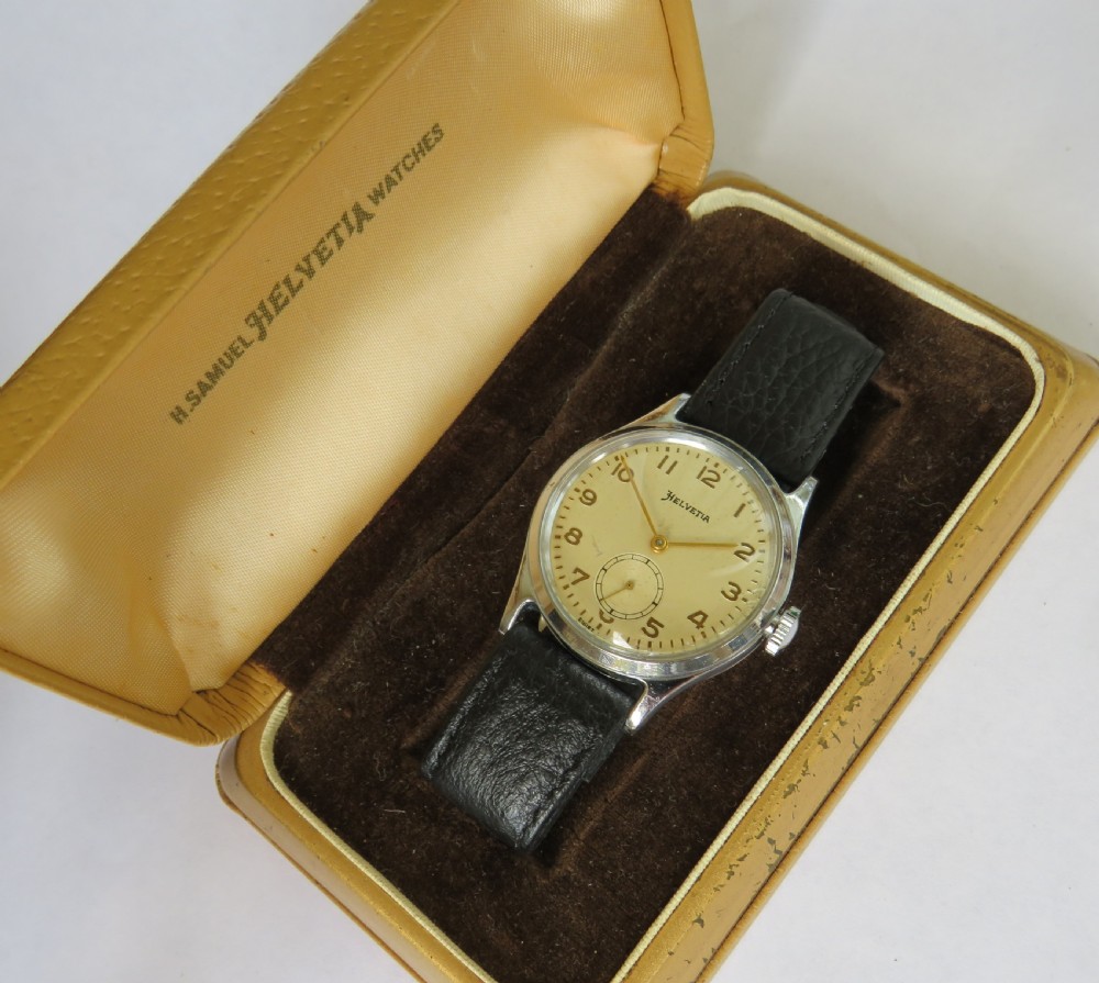 Gents 1940s Helvetia wrist watch View IV