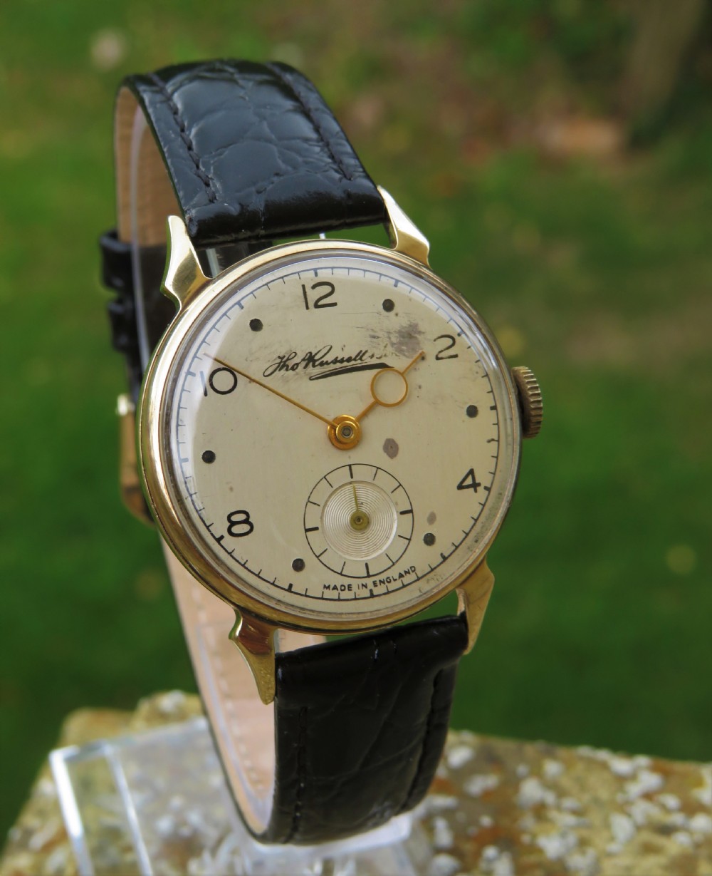 Gents 1940s Smiths wrist watch for Thomas Russell View II