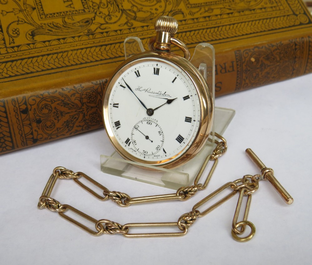 Syren pocket watch for Thomas Russell, with chain