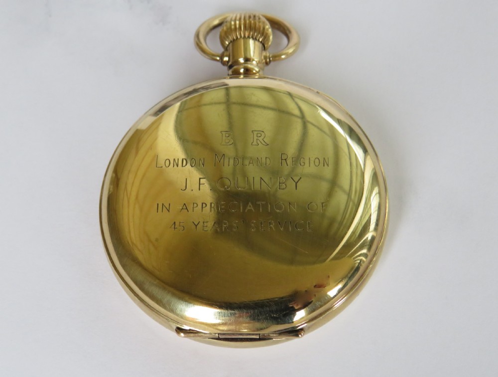 1930s Vertex pocket watch, British Rail View IV