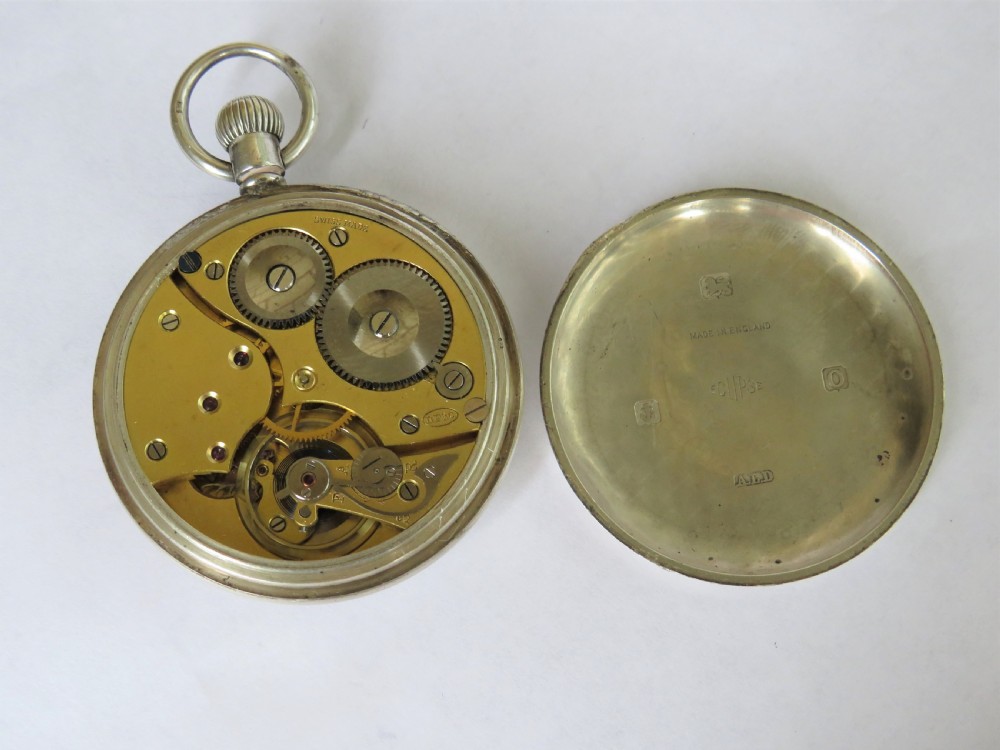 Silver Dimier Freres pocket watch, T&GWU View III