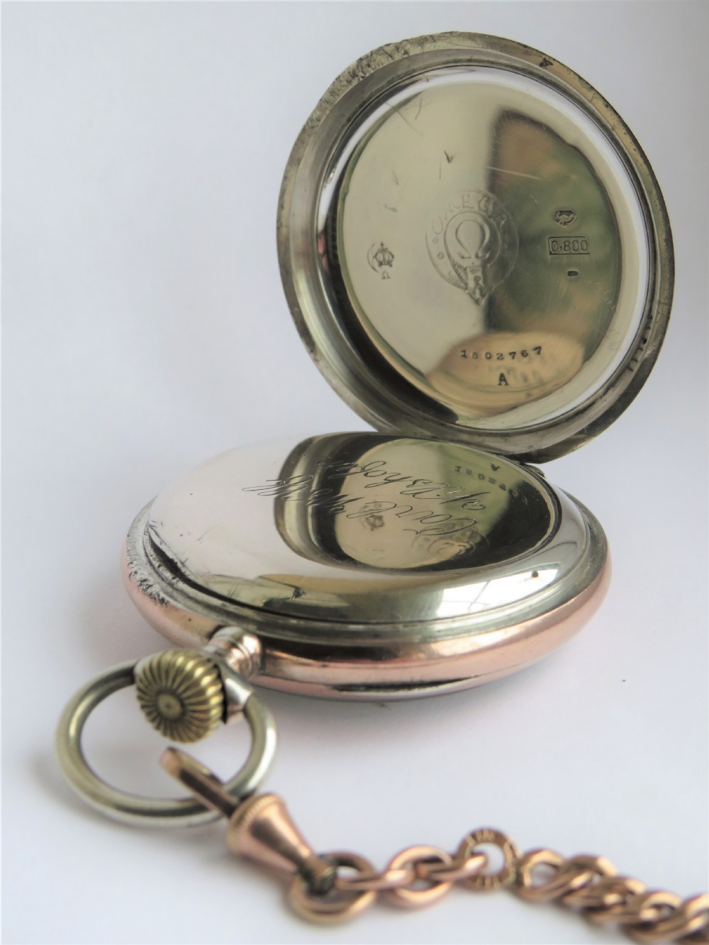 Antique Omega pocket watch, circa 1910s View IV
