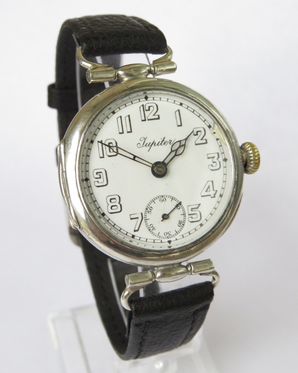 WW1 era Jupiter silver trench watch View II