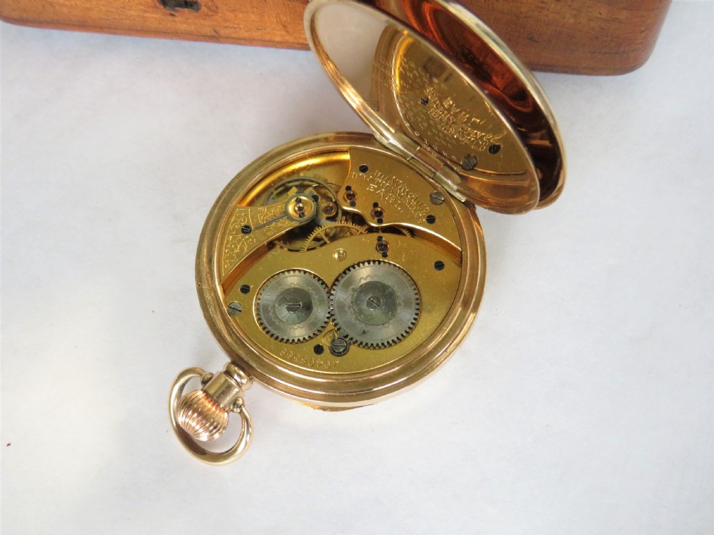 Antique Waltham Earl pocket watch, 1915 View III