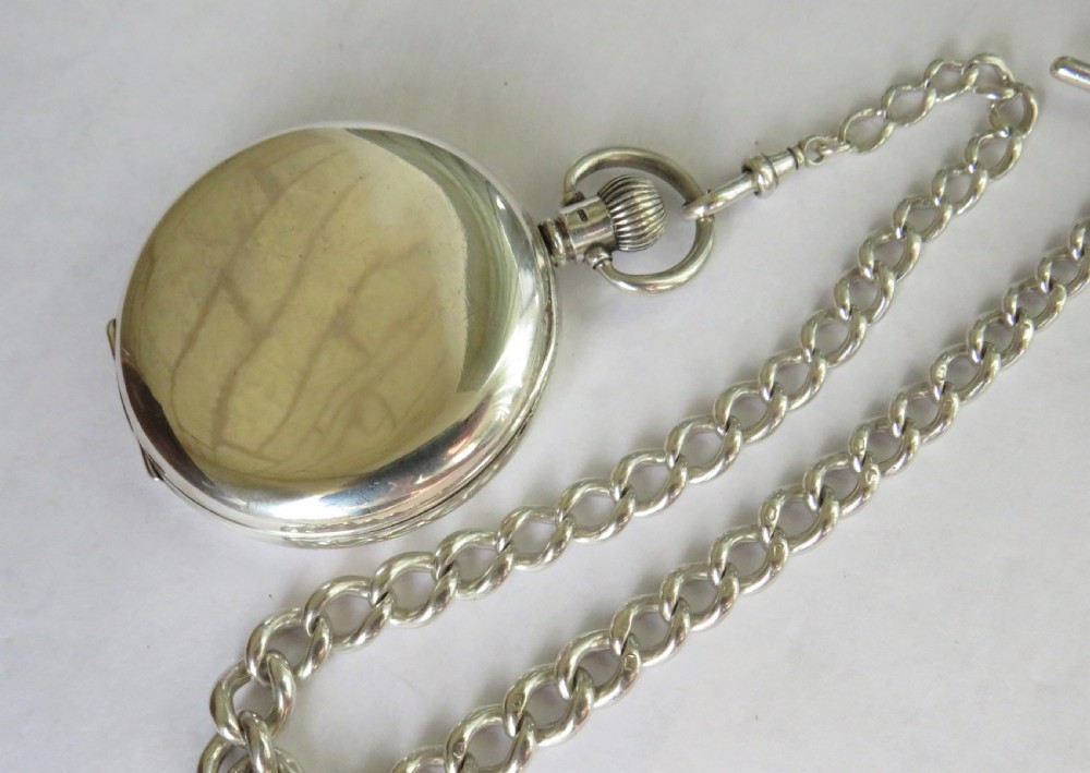 1935 Rands Lever silver pocket watch,Rotherhams View III