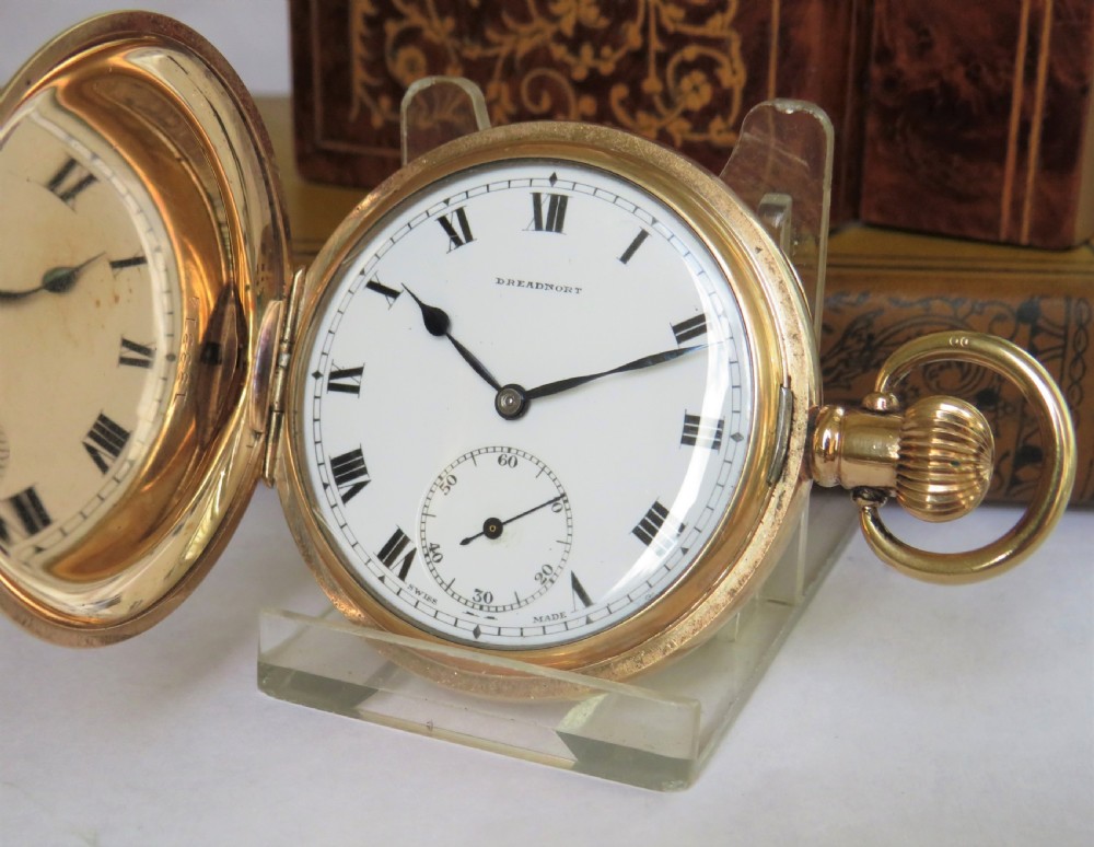 1930s Dreadnort full hunter pocket watch