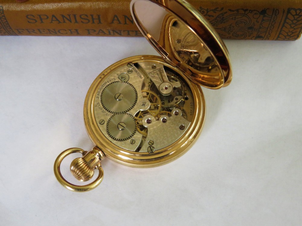 1930s Dreadnort full hunter pocket watch View V