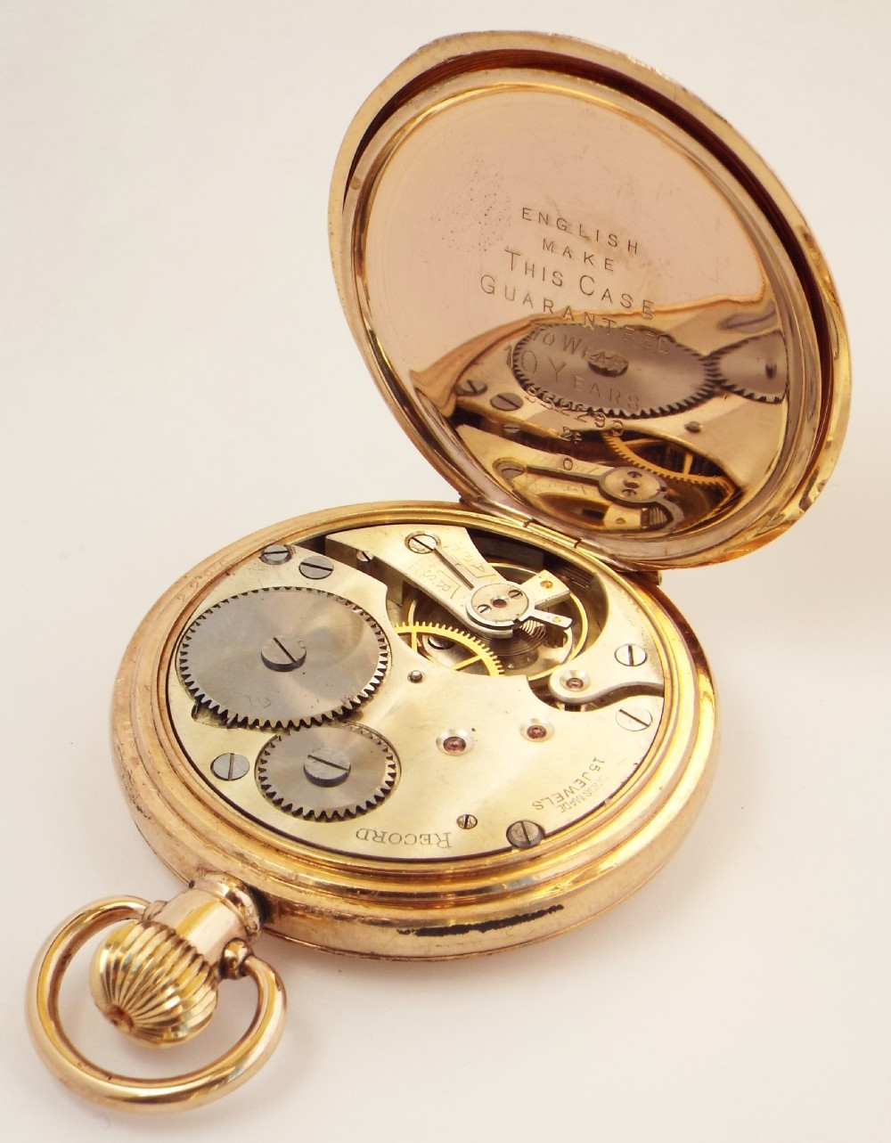 A 1920s Record full hunter pocket watch. View VI
