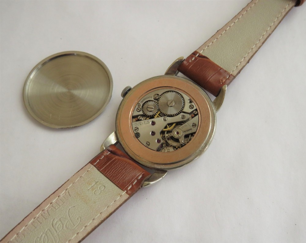 Gents 1940s Delbana wristwatch View V