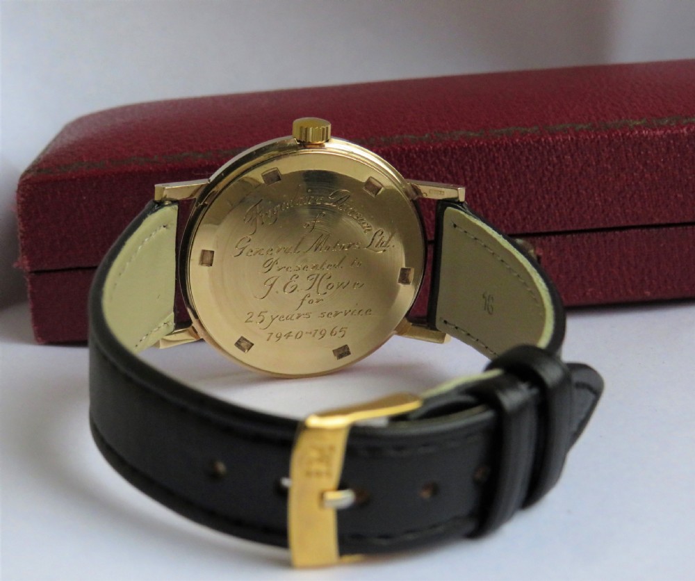 Gents 9ct gold Garrard wristwatch, 1964 View IV