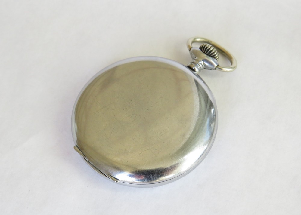 1920s Chrono PWC pocket watch by Perfecta View III