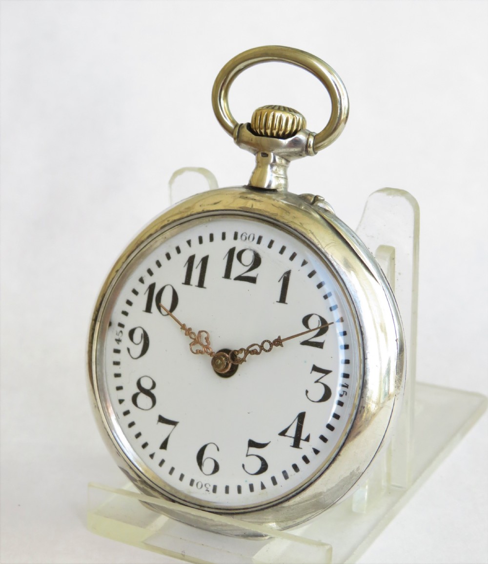 Antique silver pocket watch, circa 1910s