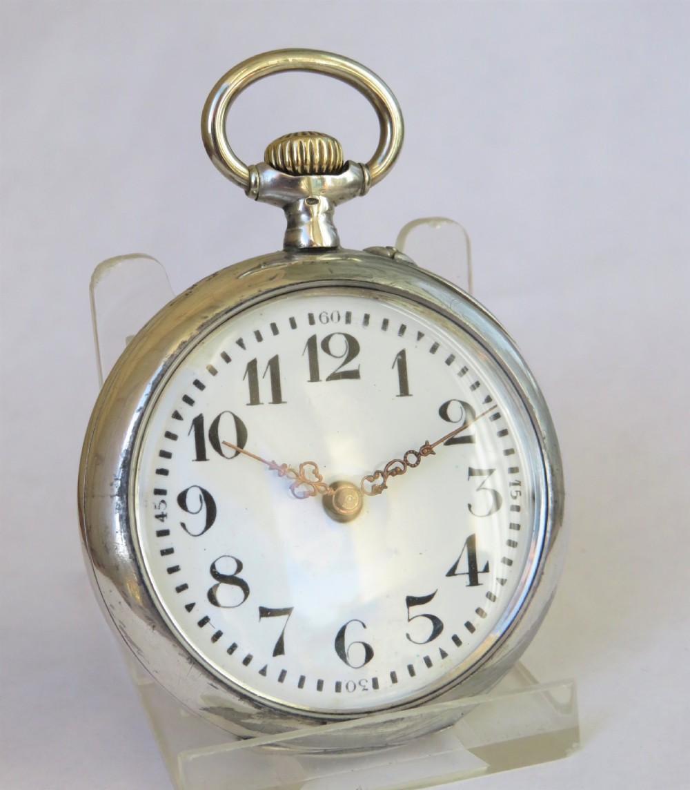 Antique silver pocket watch, circa 1910s View II