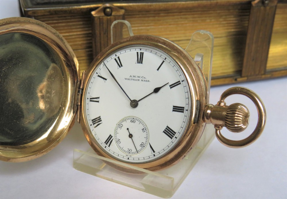 1905 Waltham Traveler full hunter pocket watch
