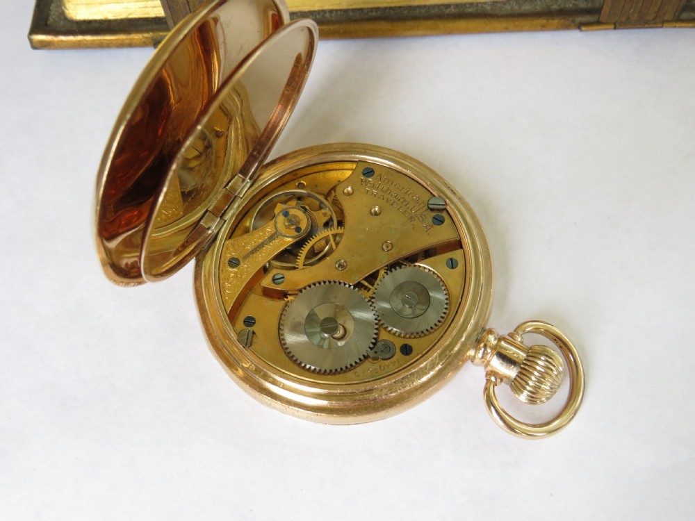 1905 Waltham Traveler full hunter pocket watch View II