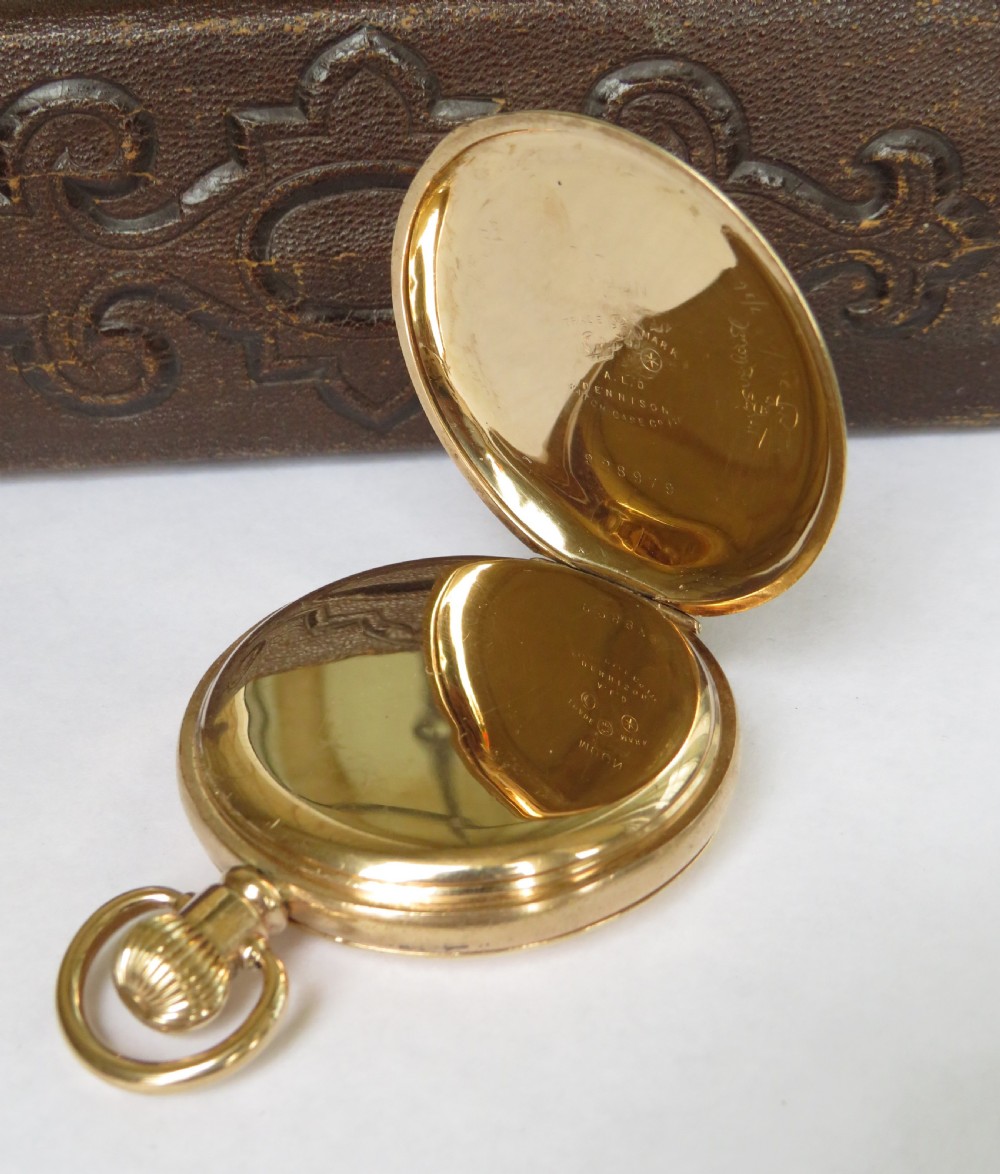 1905 Waltham Traveler full hunter pocket watch View III