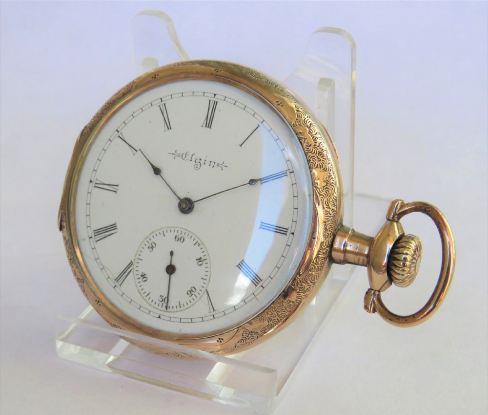 Antique Elgin pocket watch, 1901 View V