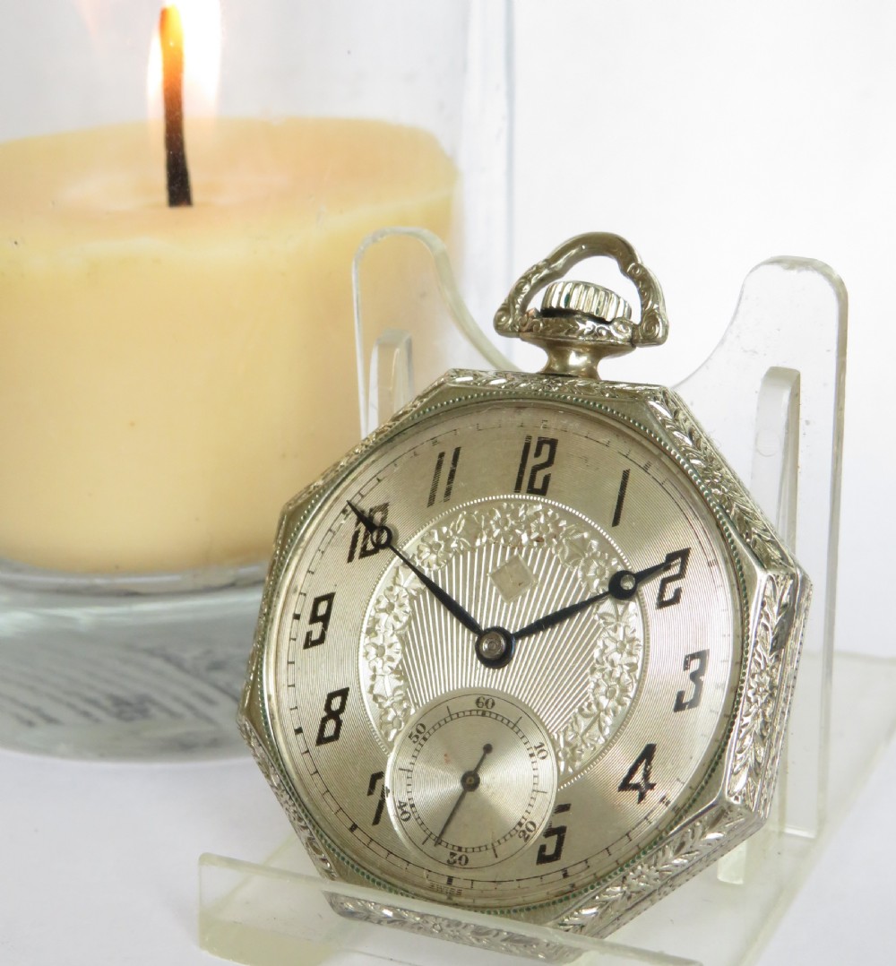 1930s Art Deco Cyma pocket watch