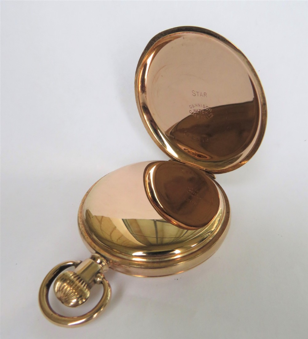 Antique Dimier Frères half hunter pocket watch View IV