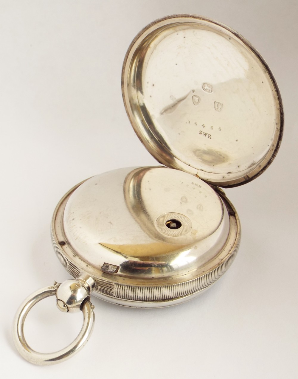 Antique 1891 Kendal & Dent fusee pocket watch. View III