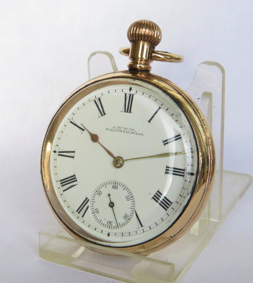 Antique Waltham Traveler pocket watch, 1903