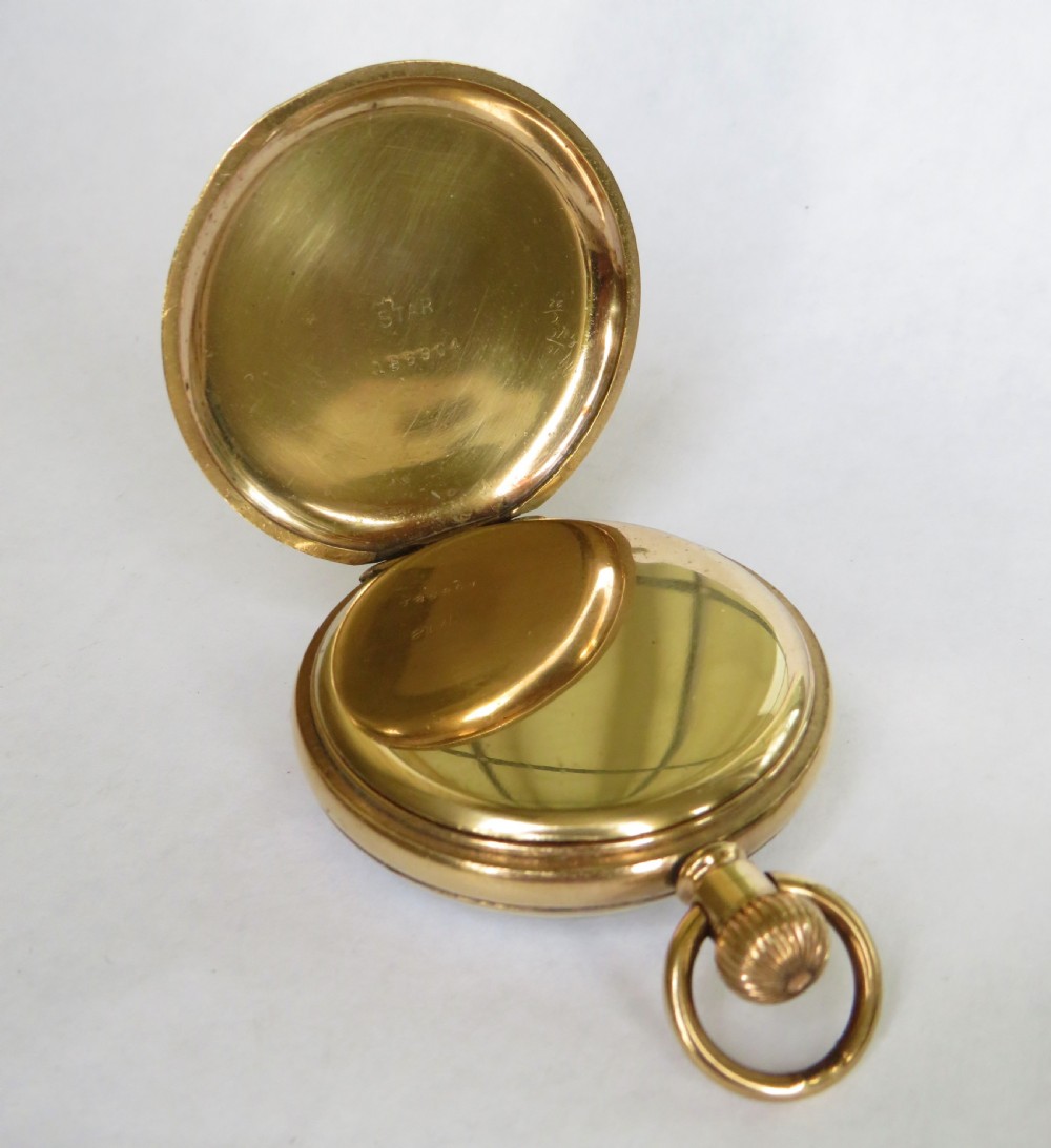 Antique Waltham Traveler pocket watch, 1903 View III