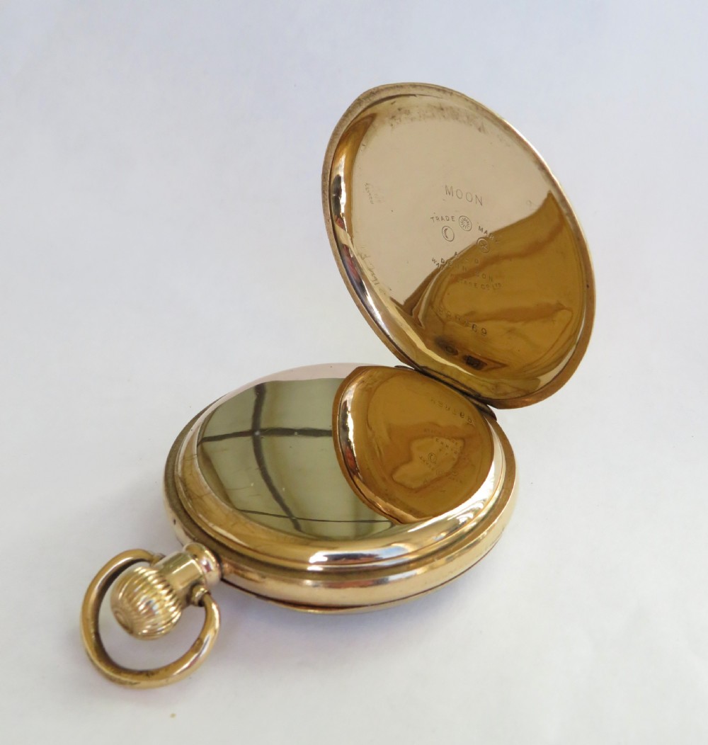 1921 Waltham gold plated pocket watch View III