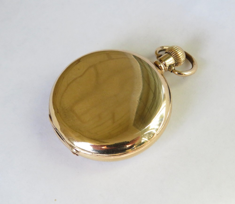 1921 Waltham gold plated pocket watch View IV