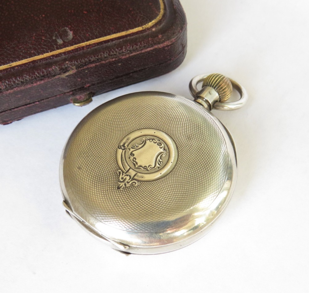 Antique S Smith centre seconds chrono pocket watch View VI