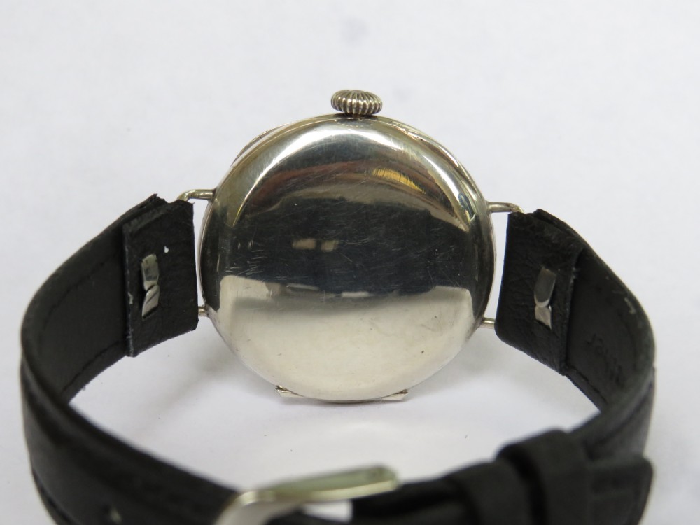Gents silver 1925 Vesta wrist watch by Rotary View IV