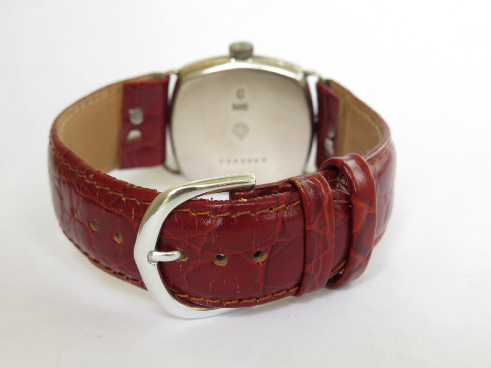 Gents silver Omega wrist watch, c1920 View V