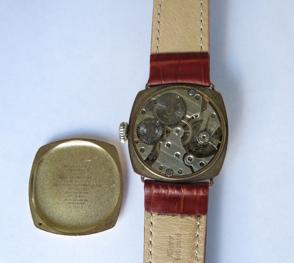 Gents 1920s Ingersoll wristwatch View V