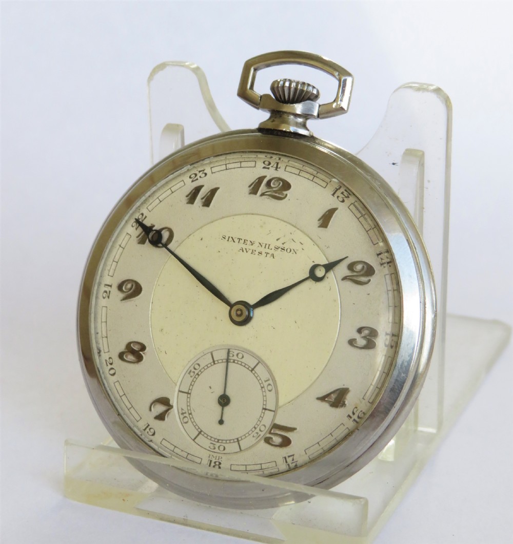 1930s G Thommen Revue pocket watch