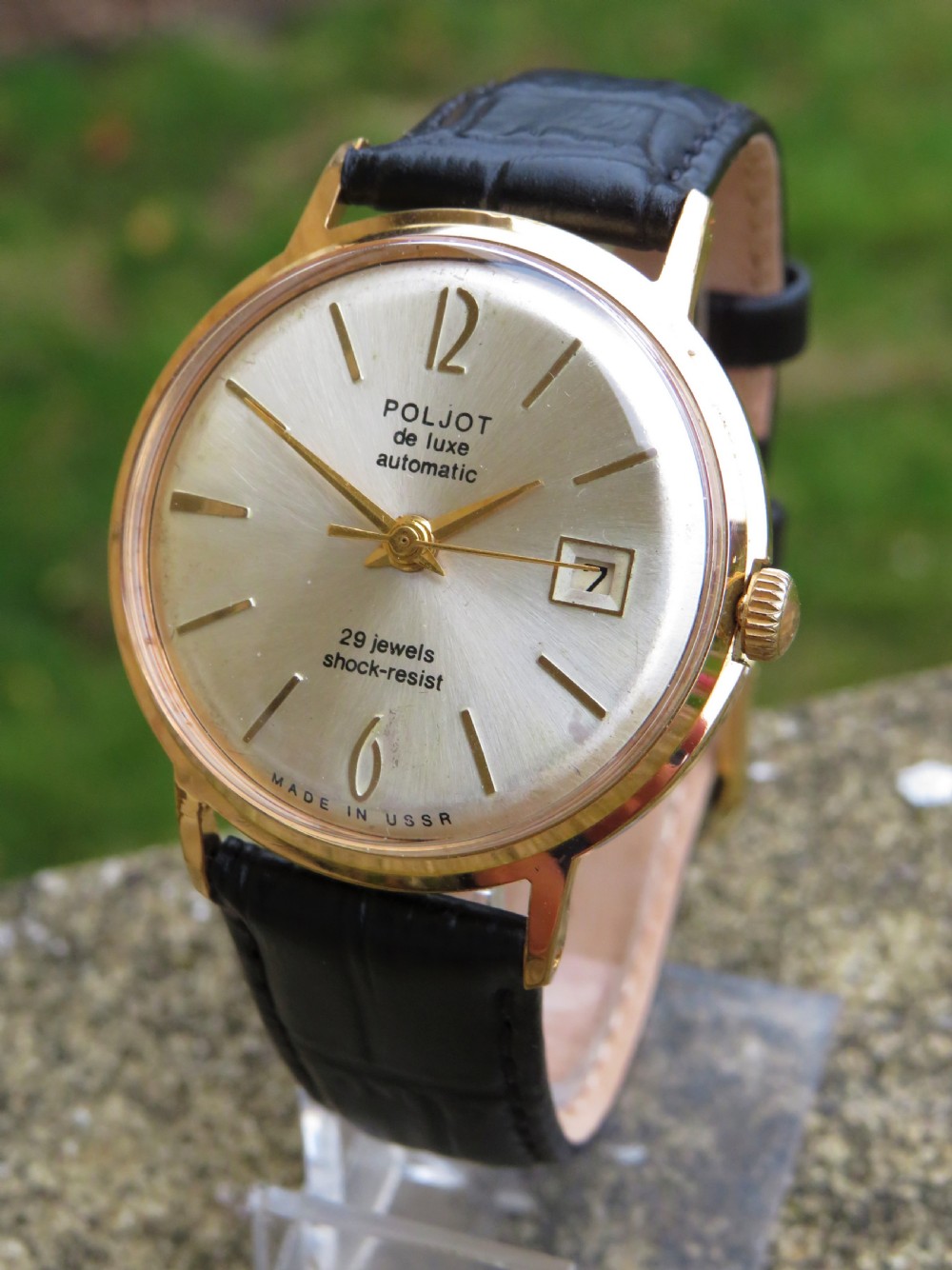 Gents 1960s Poljot De Luxe automatic wrist watch